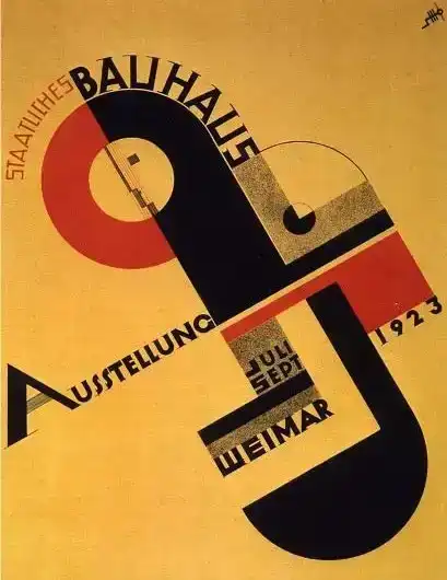 Plakat von Herbert Bayer für Kandinsky, 1926