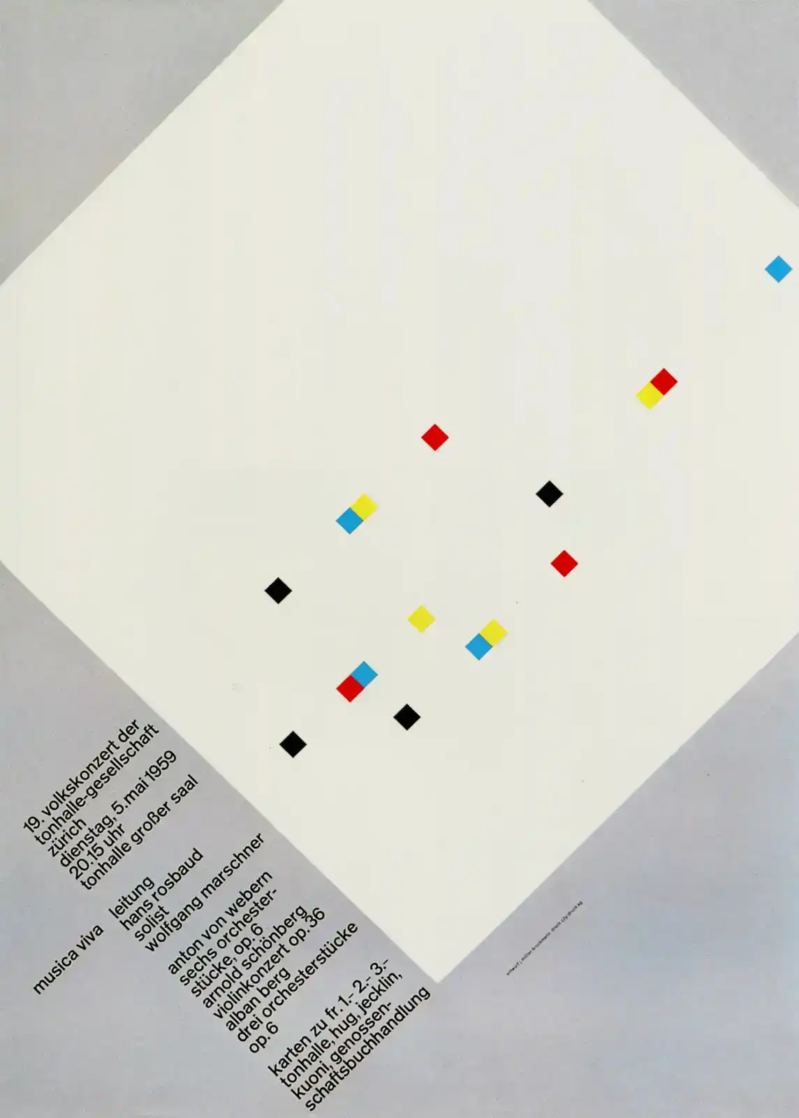 Plakat von Josef Müller-Brockmann